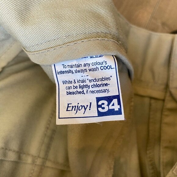 Tilley Endurables Pants Mens Cargo Khaki Size 34x36 Safari Adventure Tan - Picture 7 of 7